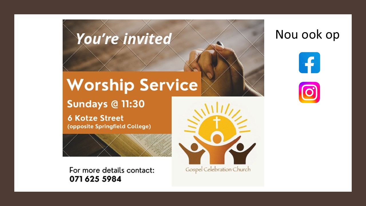 Bid vir Gospel Celebration