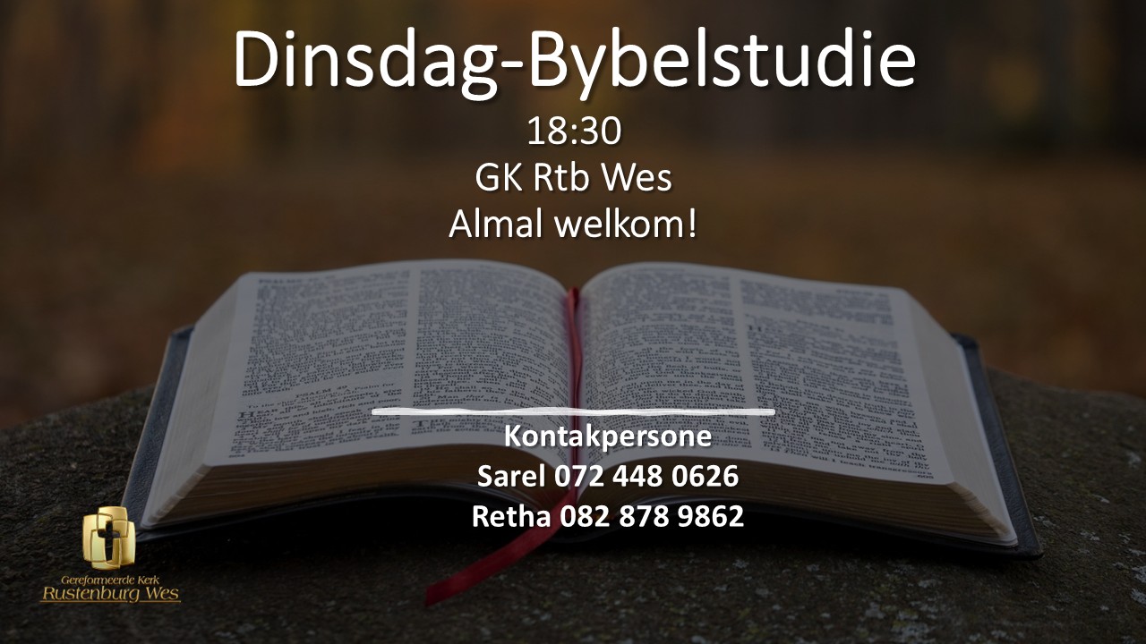 Kom leer saam uit die Here se Woord